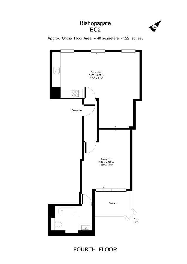 Apartment 4, 48 Bishopsgate By City Living 런던 외부 사진